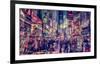 New York abstract II-Jefd-Framed Art Print