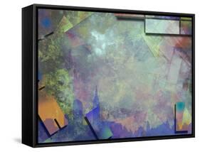 New York Abstract-rolffimages-Framed Stretched Canvas