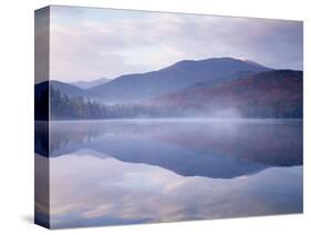 New York, Adirondack Mts, Algonquin Peak and Fall by Heart Lake-Christopher Talbot Frank-Stretched Canvas