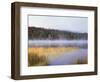 New York, Adirondack Mts, Fall Trees Reflecting in a Pond-Christopher Talbot Frank-Framed Photographic Print