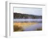 New York, Adirondack Mts, Fall Trees Reflecting in a Pond-Christopher Talbot Frank-Framed Photographic Print