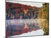 New York, Adirondack Mts, Sugar Maples and Fog at Heart Lake in Autumn-Christopher Talbot Frank-Mounted Photographic Print