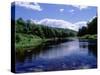 New York, Adirondack State Park, Adirondack Mountains, Raquette River Near Long Lake-null-Stretched Canvas