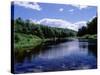 New York, Adirondack State Park, Adirondack Mountains, Raquette River Near Long Lake-null-Stretched Canvas