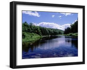 New York, Adirondack State Park, Adirondack Mountains, Raquette River Near Long Lake-null-Framed Photographic Print