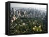 New York Aerial-Mark Lennihan-Framed Stretched Canvas