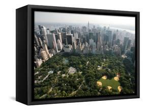 New York Aerial-Mark Lennihan-Framed Stretched Canvas