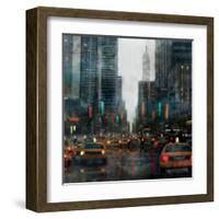 New York after Hours-Ken Roko-Framed Art Print