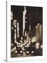 New York Aglow - 42nd Street-Paul Chojnowski-Stretched Canvas