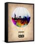 New York Air Balloon-NaxArt-Framed Stretched Canvas