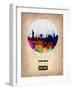 New York Air Balloon-NaxArt-Framed Art Print