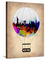 New York Air Balloon-NaxArt-Stretched Canvas