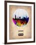 New York Air Balloon-NaxArt-Framed Art Print