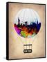 New York Air Balloon-NaxArt-Framed Stretched Canvas
