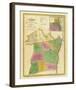 New York: Albany, Schenectady Counties, c.1829-David H^ Burr-Framed Art Print