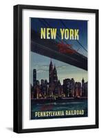 New York . . . Always Exciting! Go-null-Framed Giclee Print