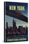 New York . . . Always Exciting! Go-null-Stretched Canvas