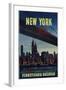 New York . . . Always Exciting! Go-null-Framed Giclee Print