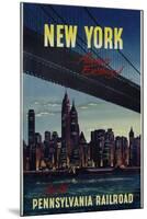 New York . . . Always Exciting! Go-null-Mounted Giclee Print