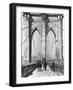 New York and Brooklyn Bridge-George P. Hall-Framed Photo