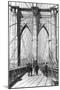 New York and Brooklyn Bridge-George P. Hall-Mounted Art Print