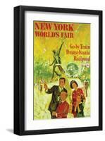New York and Chicago Limited-null-Framed Art Print