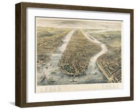 New York and its Environs, 1867-null-Framed Giclee Print