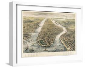 New York and its Environs, 1867-null-Framed Giclee Print