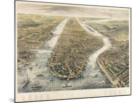 New York and its Environs, 1867-null-Mounted Giclee Print