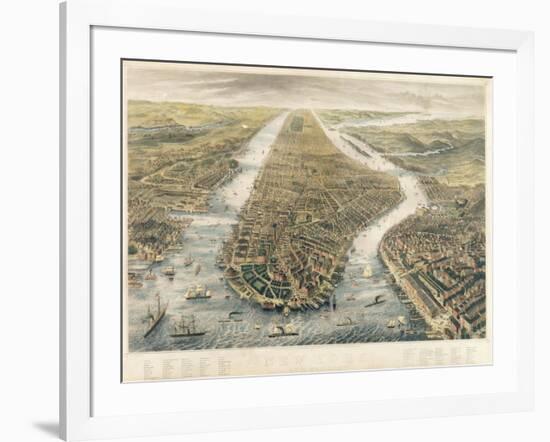 New York and its Environs, 1867-null-Framed Giclee Print