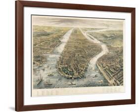 New York and its Environs, 1867-null-Framed Giclee Print