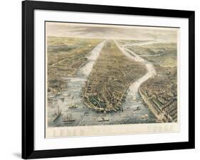 New York and its Environs, 1867-null-Framed Giclee Print