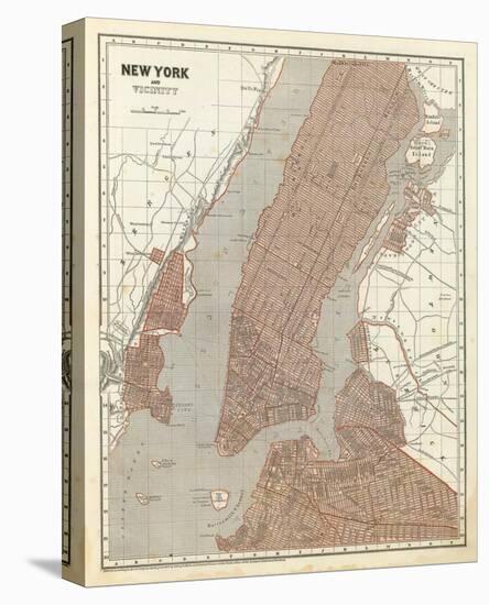 New York and Vicinity, c.1845-Sidney E^ Morse-Stretched Canvas