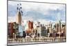 New York Architecture II - In the Style of Oil Painting-Philippe Hugonnard-Mounted Giclee Print