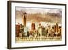 New York Architecture III - In the Style of Oil Painting-Philippe Hugonnard-Framed Giclee Print