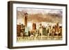 New York Architecture III - In the Style of Oil Painting-Philippe Hugonnard-Framed Giclee Print