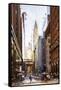 New York Architecture IV - In the Style of Oil Painting-Philippe Hugonnard-Framed Stretched Canvas