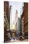 New York Architecture IV - In the Style of Oil Painting-Philippe Hugonnard-Stretched Canvas