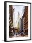 New York Architecture IV - In the Style of Oil Painting-Philippe Hugonnard-Framed Giclee Print