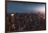 New York at Dusk-David Martin Castan-Framed Photographic Print