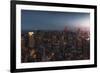 New York at Dusk-David Martin Castan-Framed Photographic Print