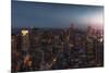 New York at Dusk-David Martin Castan-Mounted Photographic Print