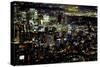 New York at Night II-James McLoughlin-Stretched Canvas