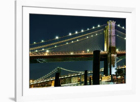 New York at Night IV-James McLoughlin-Framed Photographic Print