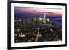 New York at Night VIII-James McLoughlin-Framed Photographic Print