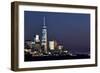 New York at Night X-James McLoughlin-Framed Photographic Print