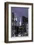 New York at Night-null-Framed Art Print