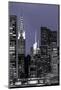 New York at Night-null-Mounted Art Print