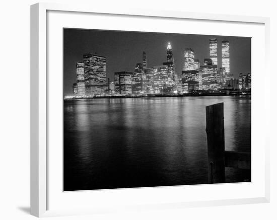 New York at Night-null-Framed Photographic Print