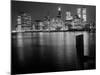 New York at Night-null-Mounted Photographic Print